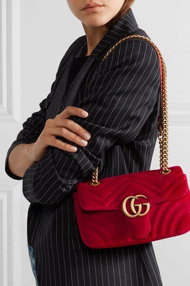 gucci red velvet bag dupe – The Designer Bag Club